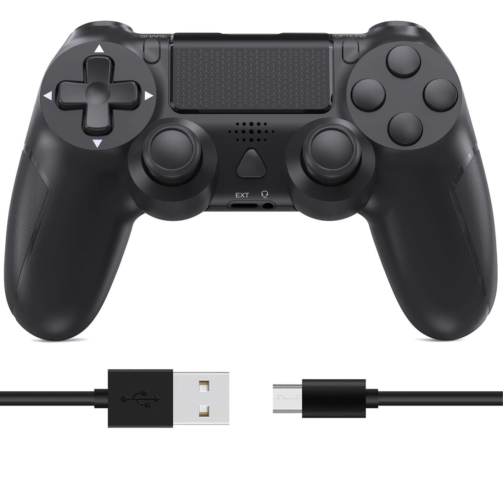Wireless Controller for PS4, Dual Vibration Gamead Joystick/Motion